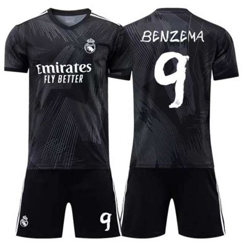 B384 レアルマドリード 1902 2022創立120周年記念 Y3 ユニフォーム ＃9 Benzema 大人用、子供用 半袖 上下着