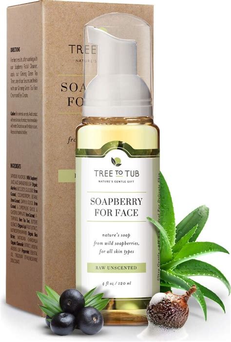 Tree To Tub Soapberry Gentle Foaming Face Wash Cleanser Moisturizing