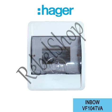 Jual Hager Kotak Box MCB Inbow Tanam VF104TVA Transparant 4 Modul