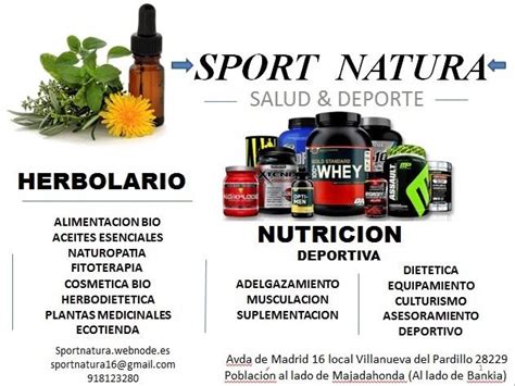 Herbolario Villanueva Del Pardillo Sport Natura Y Nutrici N Deportiva