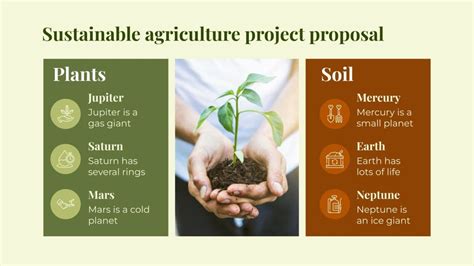 Sustainable Agriculture Project Proposal Infographics