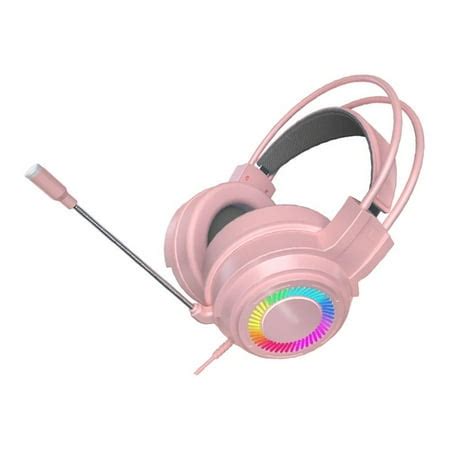 maskred Gaming Headset 3.5mm Wired Computer Headphone Stereo High Fidelity Sound Earphone ...