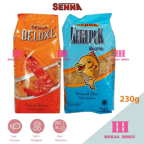 Jual Senna Deluxe Kerupuk Udang Ikan Shrimp Crackers Gr Shopee