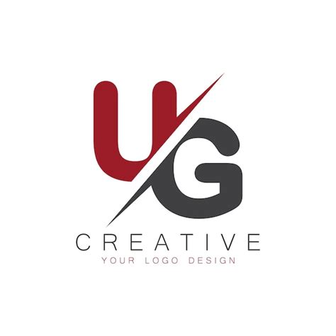 Premium Vector UG Initial Monogram With Letter Creative Logo