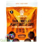 Lakanto No Sugar Added Dark Chocolate Peanut Butter Cups