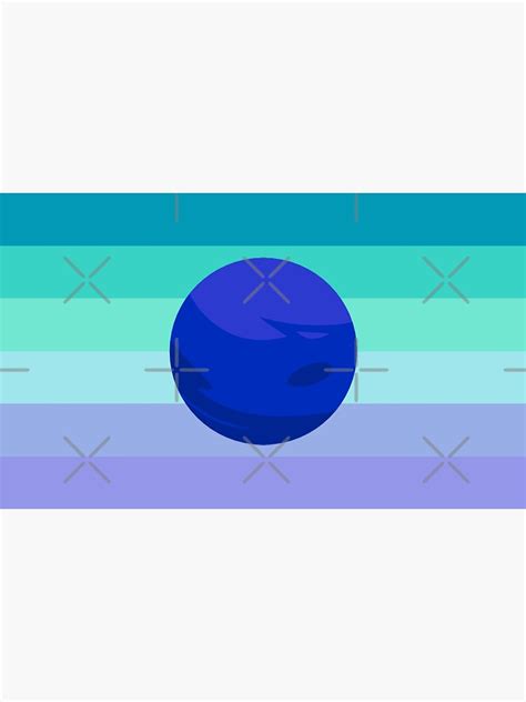 Neptunic Sexuality Pride Flag Sticker For Sale By Fallenfeline