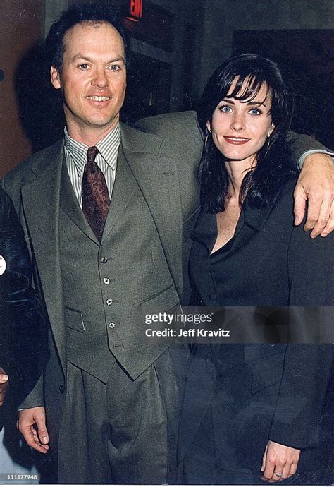 Michael Keaton & Courteney Cox during 1992 ShoWest in Las Vegas ...