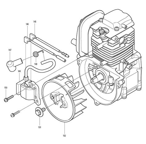 Makita Bh Ca Parts Illustrated Diagram