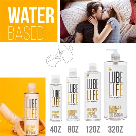 Lubelife Water Based Personal Lubricant Sex Lube For Men Women