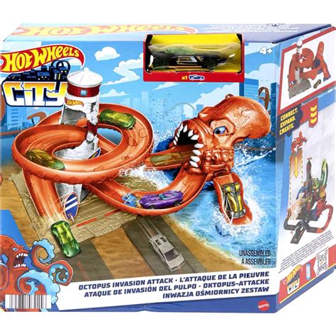 Conjunto Lançador e Pista Hot Wheels City Nêmesis Polvo Mattel
