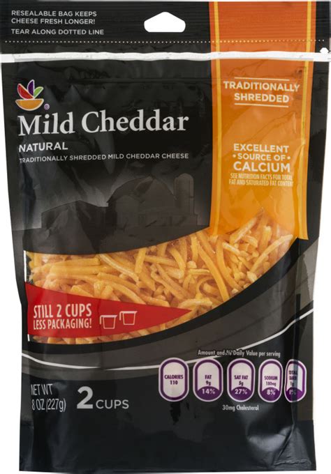 Ahold Mild Cheddar Traditionally Shredded Ahold