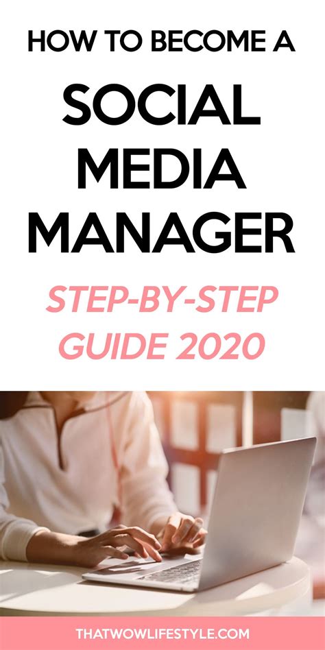 How To Become A Social Media Manager Step By Step Social Media