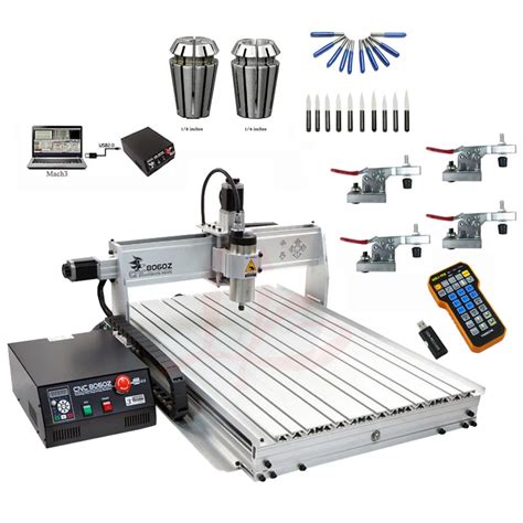 USB 3 Axes CNC Router Engraver 8060 1500W CNC Milling Machine Remote