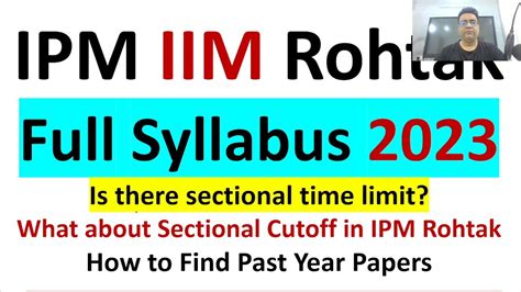 Ipmat Iim Indore Best Books Important Topics Full Off