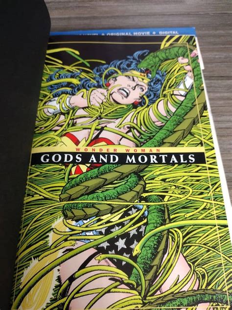 Wonder Woman Gods And Mortals St Print Hardcover Novel W Dvds Dc