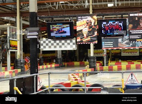 Teamworks Go Karting Birmingham Stock Photo - Alamy