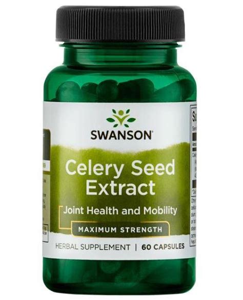 Swanson Celery Seed Extract Maximum Strength 60caps Lazada Ph