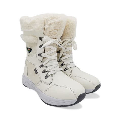 Womens Cold Resistant Slip Resistant Waterproof Leather Boots C Valley Footwearc Valley Footwear