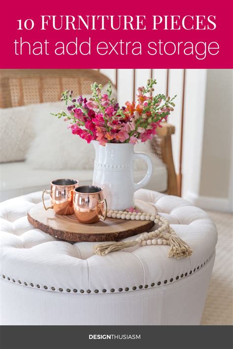 storage furniture  pieces  add  space   organized home