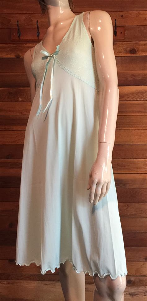 Vintage Lingerie Spring 1983 Shadowline Size Small Aqua Etsy