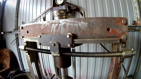 Самодельный гидравлический пресс , испытание - YouTube