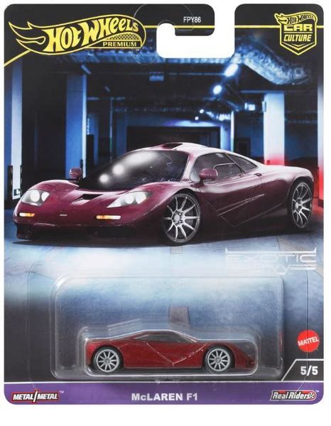 Машинка Hot Wheels Premium Real Riders Car Culture Circuit McLaren F1 9 95 Хот Вилс Премиум