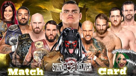 Nxt Takeover Stand And Deliver Night Night Match Card Wwe Nxt