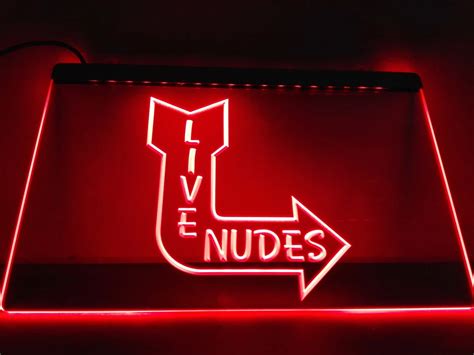 Lk978 Live Nudes Sexy Lady Night Club Bar Neon Sign Home Decor Crafts In Plaques And Signs From