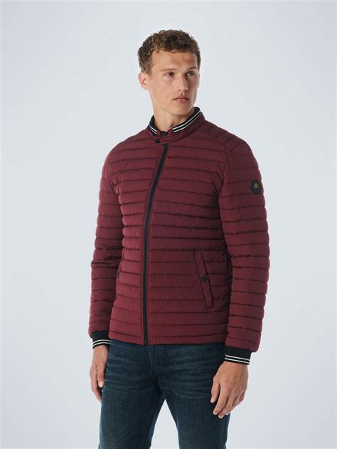 Jacket Short Fit Padded Dark Red No Excess