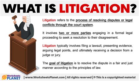 What Is Litigation Definition Of Litigation