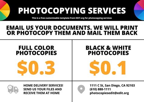 Create Photocopy Posters Online For Printing