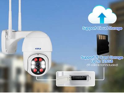 KERUI C45 1080P IP Camera Outdoor WiFi PTZ CCTV Security Wireless Smart