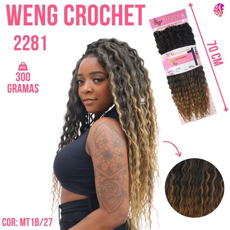 Cabelo Orgânico Cacheado 70cm Para Crochet Braids Serve Uma Cabeça