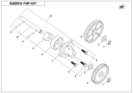 Diagram 2022 CFMoto UFORCE 1000 XL CF1000UZ 2 OIL PUMP ASSY E07 1