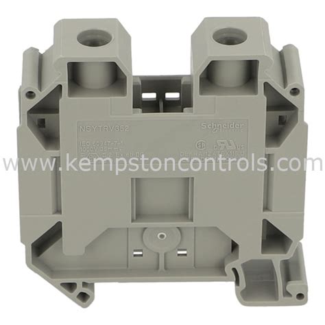 Schneider NSYTRV352 SCHNEIDER SCREW TERMINAL, FEED THROUGH, 2 POINTS ...