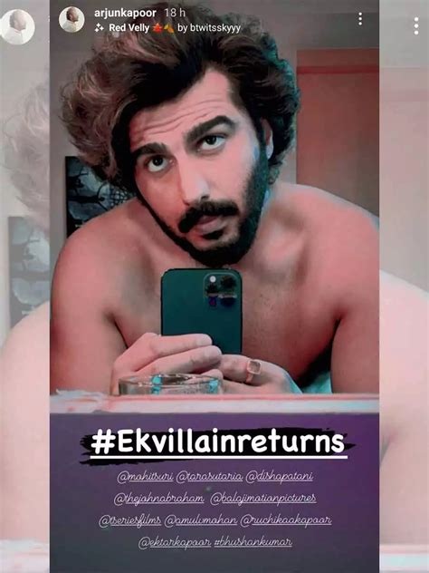 Arjun Kapoor Drops A Shirtless Selfie From The Sets Of Ek Villain