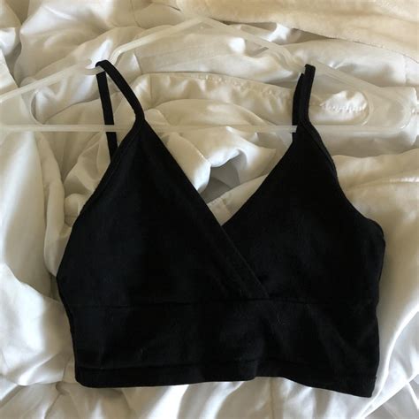 BRANDY MELVILLE BLACK AMARA CAMI TANK TOP SUPER CUTE Depop