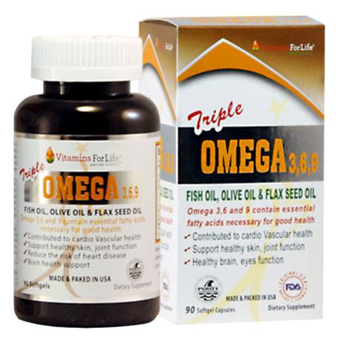 Triple Omega 3 6 9 Vitamins For Life Hỗ Trợ Chống Lão Hóa Cơ Thể