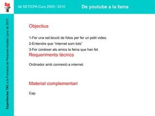 De Youtube A La Fama PPT