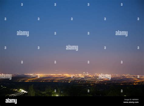 Madrid at night Stock Photo - Alamy