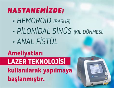 Hemoroid Basur Pilonidal Sinüs Kıl Dönmesi Anal Fistül Eryaman Hastanesi