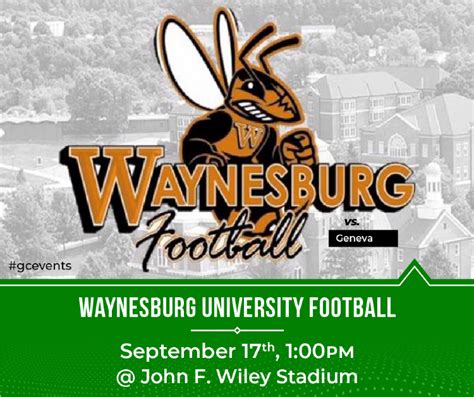 Waynesburg University Football home games will be played at John F ...