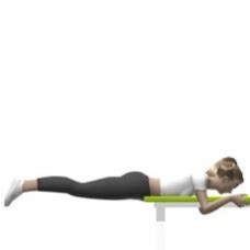 Hip Extension, Prone, Bodyweight Only | Exercise | Strength-Training