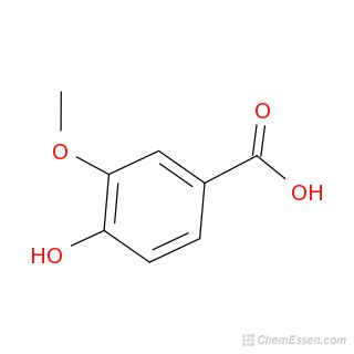 Vanillic acid Structure - C8H8O4 - Over 100 million chemical compounds ...