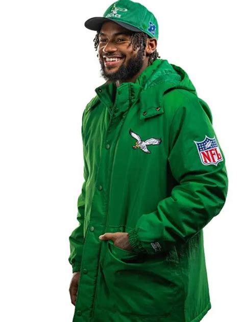 Eagles Exclusive Kelly Green Starter Jacket | Kelly Green era - On Sale Now