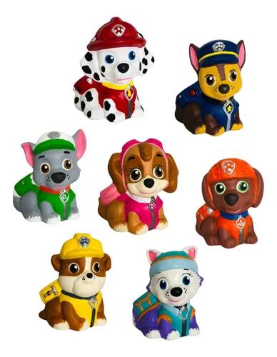 Alcancias Paw Patrol 6 Piezas De Cerámica 15cm Envío gratis