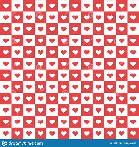 Small Hearts Vector Seamless Pattern For Valentine S Day Stock Vector