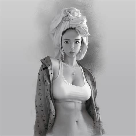 ArtStation Practice Drawing Wonbin Lee Portrait Female Portraits