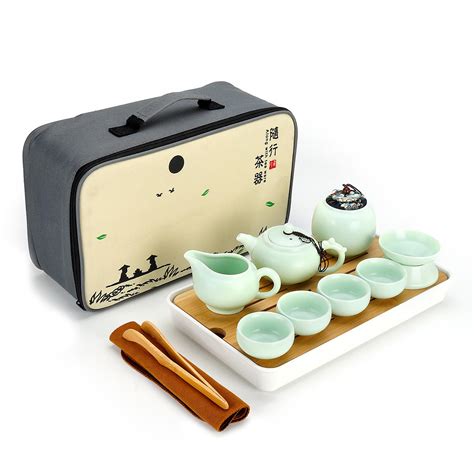 Portable Travel Kung Fu Tea Set Handmade Chinese Porcelain Tea Cup Sale