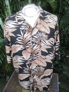 Hawaiian Aloha Shirt Xl Pit To Pit Joe Marlin Rayon Tropical